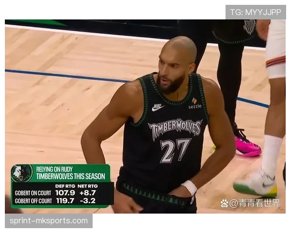 戈贝尔通过沉退防守限制禁区命中率并主导森林狼防守体系